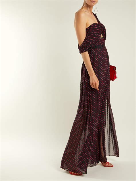 polka dot one shoulder dress ysl|YSL dresses for weddings.